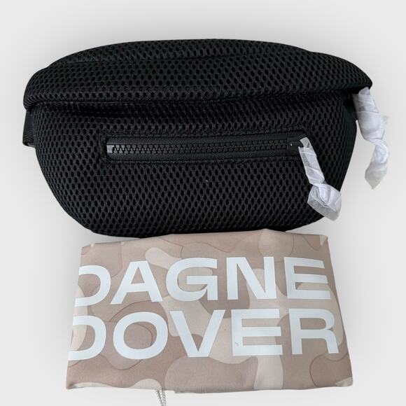 Dagne Dover Handbags - Dagne Dover Ace Waist Pack Onyx Black Air Mesh Crossbody Fanny Travel Bag